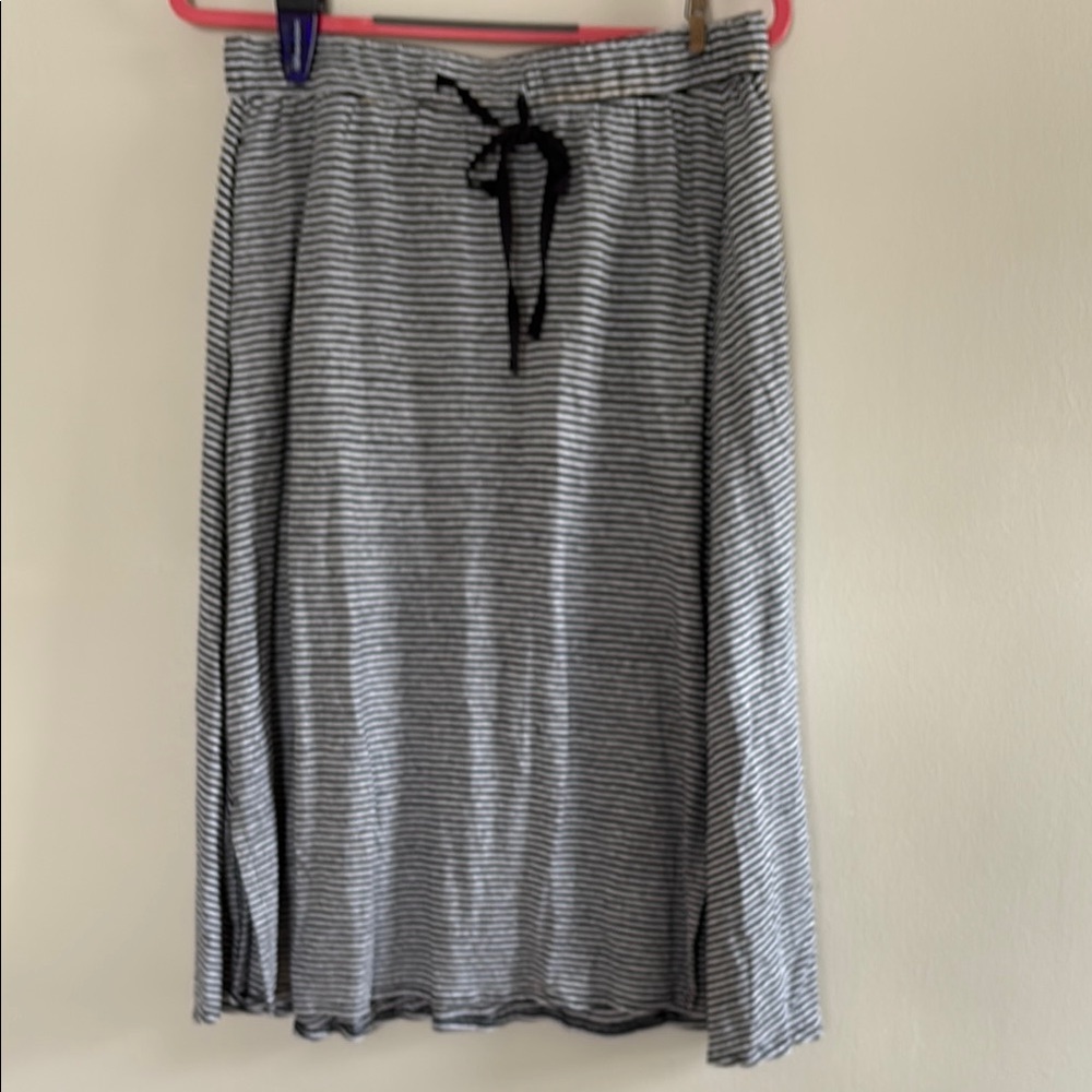 Striped Black and White Women's Skirt
